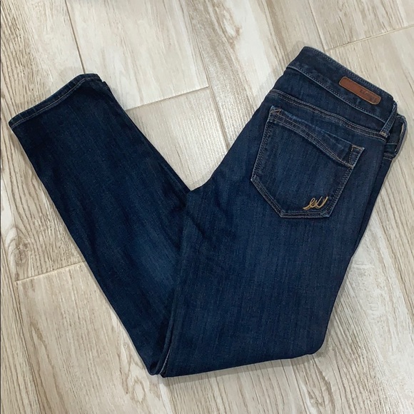 Express Denim - Express Stella Dark Wash Skinny Low Rise Jeans